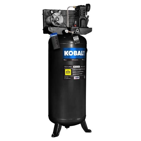 kobalt  gallon electric vertical air compressor  lowescom