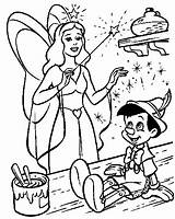 Pinocchio Pinocho Turchina Stampare Fatina Cartoonlandia Coloratutto sketch template