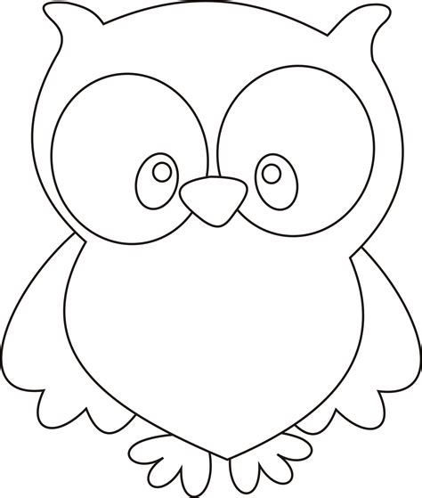 owl template  printable