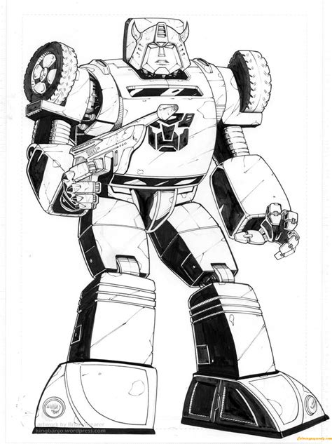 bumblebee  transformers coloring page  coloring pages