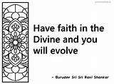 Shankar Divine Gurudev Ravi sketch template
