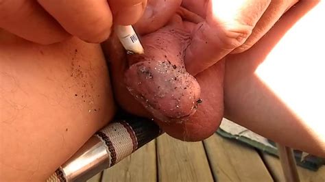 penis torture with a cigarette free gay outdoor porn 64