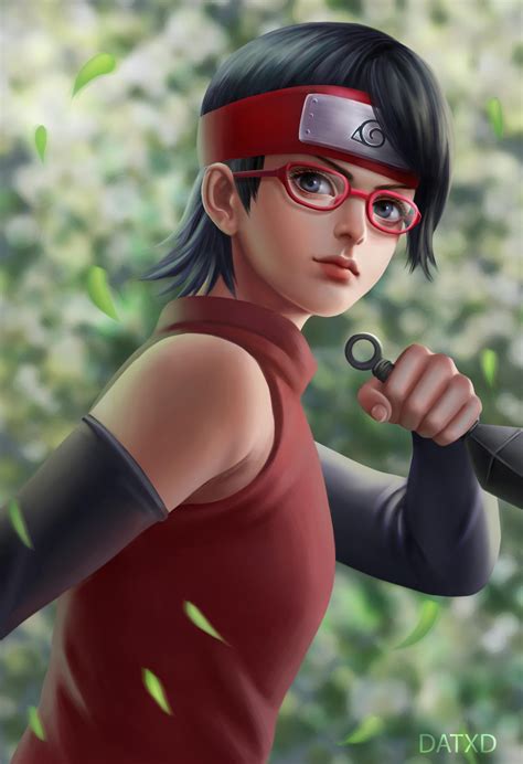 uchiha sarada by datxd on deviantart