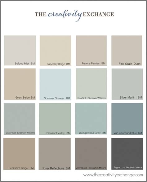 popular paint colors  pinterest