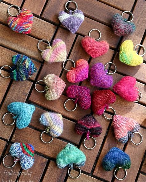 heart knitting patterns   loop knitting
