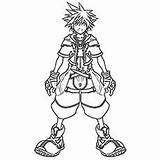 Hearts Kingdom Coloring Sora Pages Close Little Kairi Printable Drawings Ones Interesting Nobodies sketch template