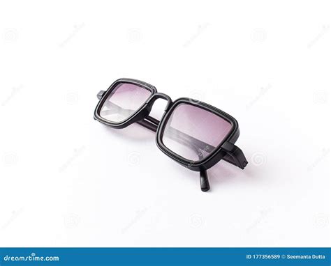 Rectangular Sunglass Frame Isolated Stock Image Stock Image Image Of