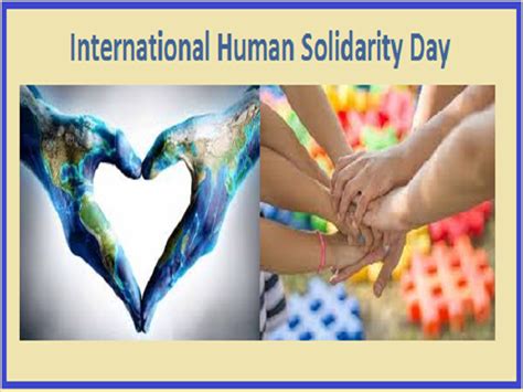 International Human Solidarity Day 2022 Date History Objectives