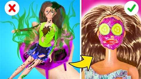 spa day   doll amazing makeover ideas  doll hacks