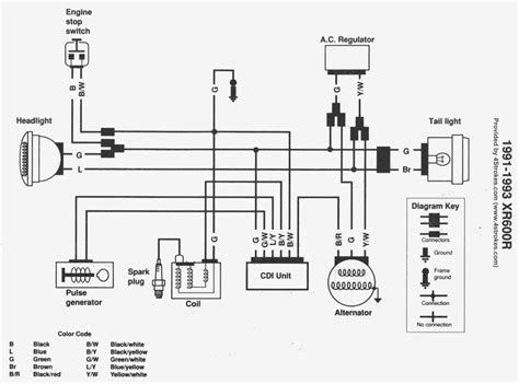 honda xrr wiring schematic
