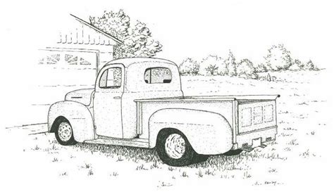 farm truck coloring page