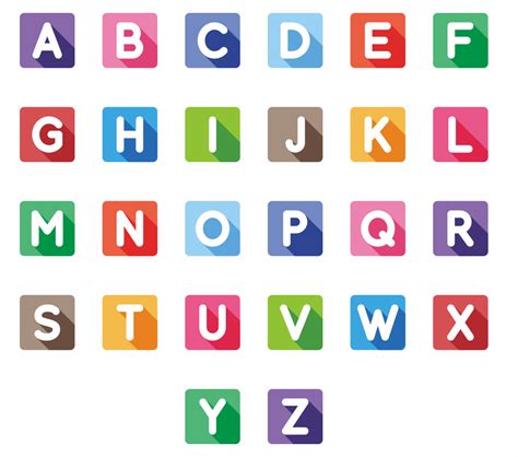 large colored letters printable     printablee