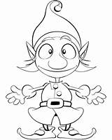 Elf Coloring Christmas Pages Elves Boy Cartoon Shelf Colouring Clipart Kids Color Library Getcolorings Printable Garden Pic Popular Print sketch template