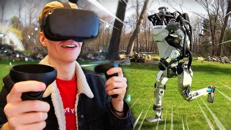 Meeting The Boston Dynamics Robots In Virtual Reality Within Vr