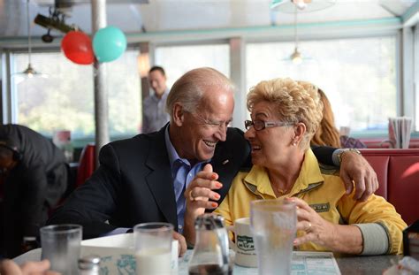 on the trail biden gets closer than most to voters the new york times