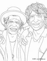 Coloring Pages Grande Jagger Ariana Mick Rolling Stones Colouring Famous Keith Richard Celebrity People Hellokids Color Celebrities Eminem Template Print sketch template