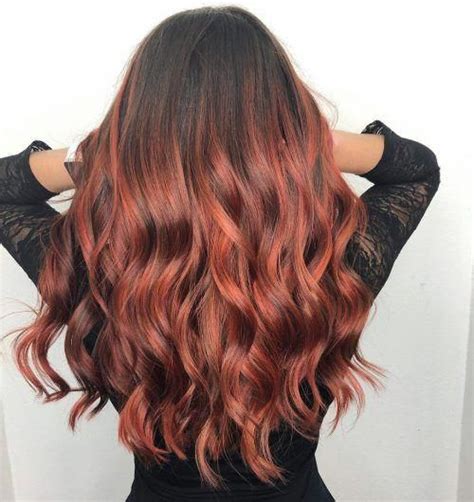 28 Blazing Hot Red Ombre Hair Color Ideas In 2021 Hair Color Red
