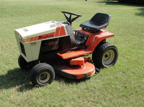 simplicity  riding lawn mower  sale ronmowers