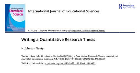writing  quantitative research thesispdf docdroid