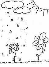 Coloring Sun Pages Shower Spring Summer Colorat Ploaie Flowers Kids Elf Craft Soare Planse Si Springtime Coloringkids Vara Printables Choose sketch template