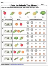 money worksheets
