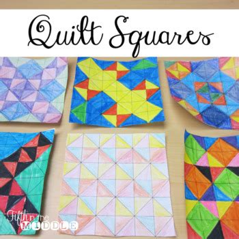 quilt squares coloring sheet     middle tpt