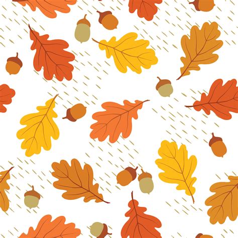 autumn leaves pattern royalty  vector image fb