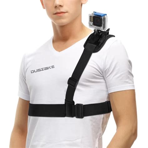 duszake shoulder strap accessories  gopro mount   pro hero    sj action camera