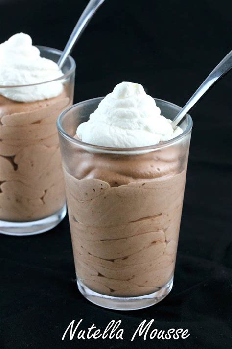 Quick And Easy Nutella Mousse