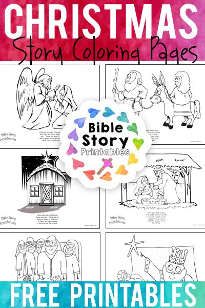 christmas bible coloring pages bible story printables