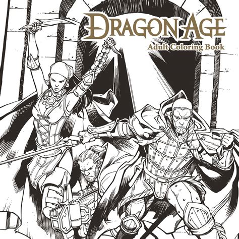 oct dragon age adult coloring book tp previews world