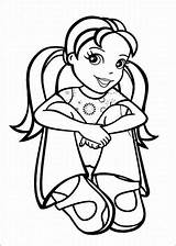 Coloring Pages Character Kids Cartoon Getcolorings Cartoons Ca sketch template