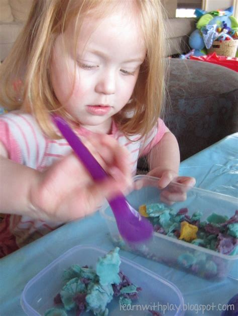 Learn With Play At Home Dried Play Dough And Water