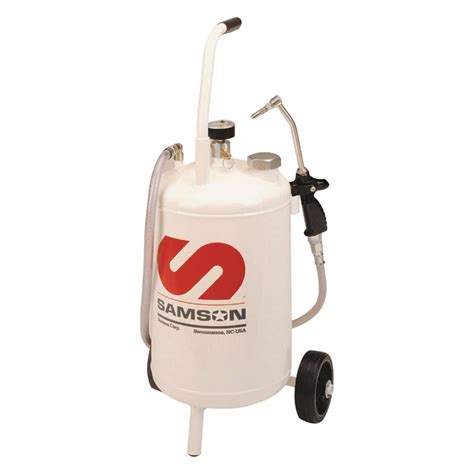 samson  vertical  gal tank white portable air pressurized