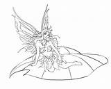 Coloring Pages Fairy Fairies Printable Kids sketch template