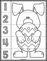 Worksheets Counting Bunnies Preschoolers Zapisano sketch template