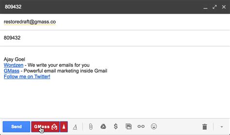 restore  deleted gmail draft