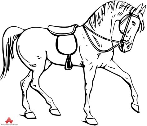 horse coloring pages clip art library