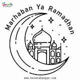 Ramadan Coloring Kids Activities Pages Colouring Marhaban Ya Islamic Printables Sheets Patterns Crafts Choose Board Welcome sketch template