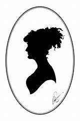 Cameo Classic Silhouettes Silhouette Cameos Oval Mount Roving Artist Printed sketch template