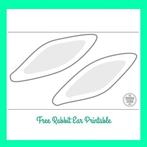 diy printable rabbit ear template bunny ears template templates