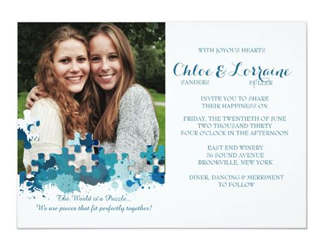 pin on lesbian wedding invitations and ideas