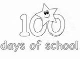 100 School Coloring Clipart Days 100th Pages Kids Sheets Printable Color Reddit Email Twitter Getcolorings Webstockreview sketch template