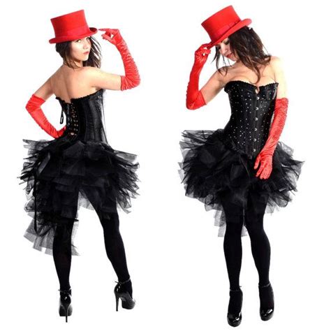 black designer burlesque dress  costume skirt  harleyavenuecom