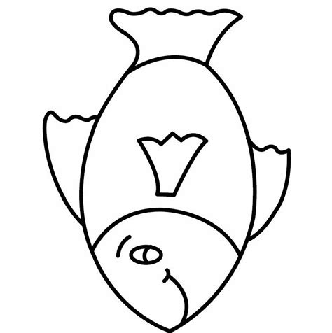 canvas sand fish fish template fish coloring page fish outline
