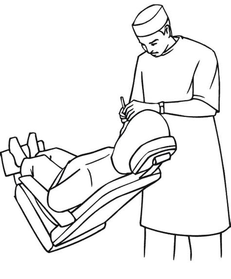 dentist  coloring page  printable coloring pages  kids