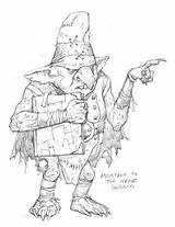 Prescott Dak Coloring Pages Goblin Mayor Dark Template Zing Faction Draw sketch template