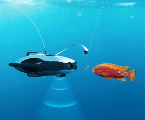 underwater smart fishing drone