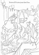 Kleurplaat Paard Frozen sketch template