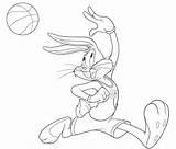Jam Bugs Baloncesto Basketball Pato Scribblefun sketch template